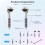 Handle Attachment for  Quest 2 Controller Accessories,for VR Gorilla Tag Long Arms Grips, VR Game Experience A 6
