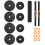 Living And Home Adjustable 2-in-1 Dumbbell & Barbell Set 5