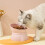 Elevated Cat Food Bowl with Neck Support 2-in-1 5