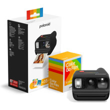 Polaroid - Bundle Instant Camera Go Gen 3 Black + Go Color Film (16 Photos)
