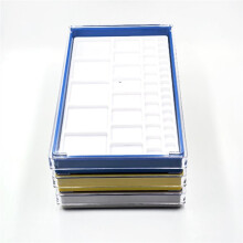 Caja de Almacenamiento de Piezas de Reloj 42Grids - Ideal para Tornillos y Volantes de Inercia, Color Azul