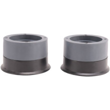 4 Pcs/Set Anti-Vibration Pads Rubber Noise Reduction Vibration Anti-Walk Foot Mount for Washer and Dryer Adjustable Height Washing Machine Mat (Gray)