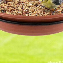 Bird Feeder Squirrel Bird Feeder Hanging Bird Feeder Bird Pond Bird Feeder Tray Fixed Bird Tray(2PCS)