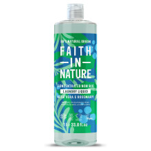 Faith In Nature Natural, Super Concentrated, Laundry Liquid with Aloe Vera and Rosemary Oil, Vegan and Cruelty Free, No SLS, Parabens or Phosphates