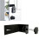 Lock Box Door Mount Bracket, Adjustable Door Hooks for Security Lock Box Keys Emergency Access, Fits Different Door 6