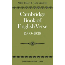 Cambridge Book of English Verse 1900 1939 Paperback Book