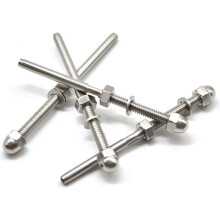 20 Pairs 1/8 inch Cable Railing Kits 30 Degree Beveled Washer Threaded Stud Tension End Fitting Terminal for Decking