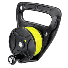 Compact 150ft Scuba Dive Reel Kayak Anchor with Thumb Stopper for Safety Underwater Diving Snorkeling