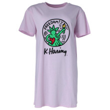 Keith Haring Women's Knit Sleep Night Shirt