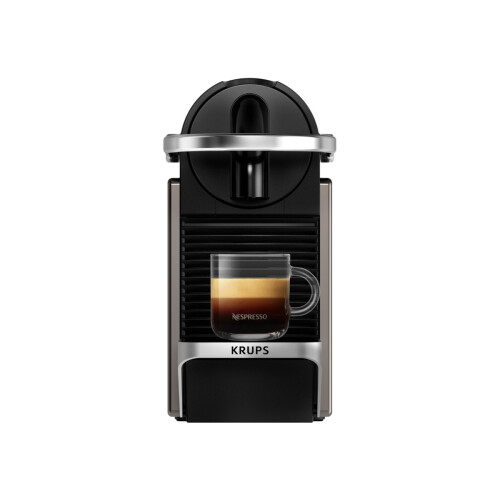 Krups Nespresso Pixie Redesign XN306T10 Coffee Pod Machine (Krups) - Titan