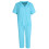 PJ Couture Women's Button Down Wavy Notch Collar Short Sleeve Capri Set 1