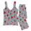 un-bearably cute Ladies Ruffle Tank Teddy Bear Pyjama Set 1