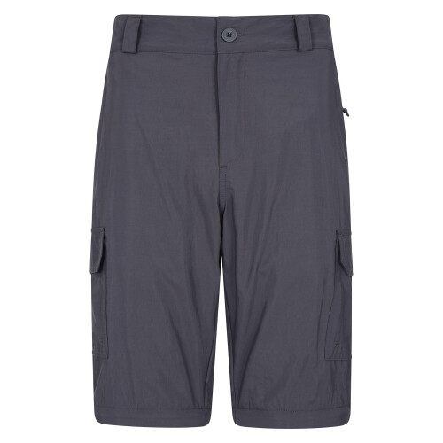 (28R, Grey) Mountain Warehouse Mens Explore Cargo Shorts