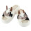 CTM Women's Cow Slide Slippers 1