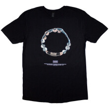 (L, Black) Oasis Unisex Adult Definitely Maybe Tambourine T-Shirt