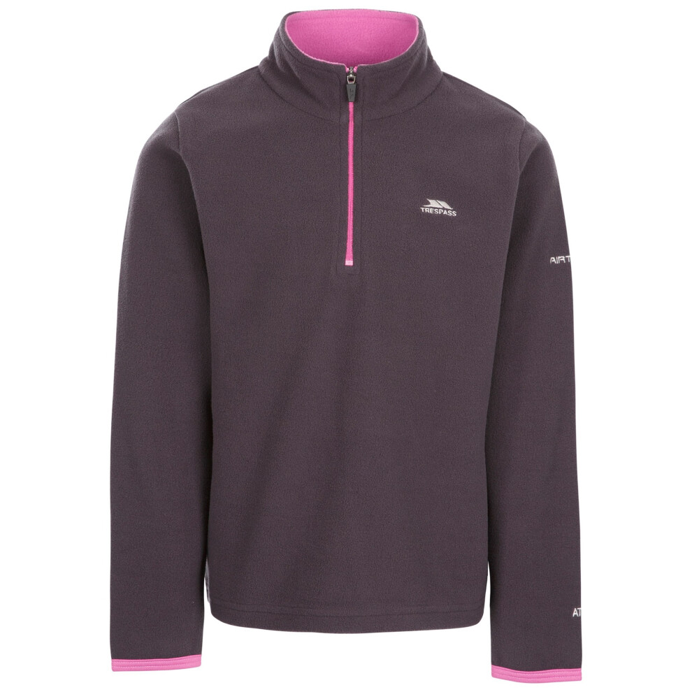 Trespass (5/6 Years, Dark Grey) Childrens/Girls Sybil Micro Fleece