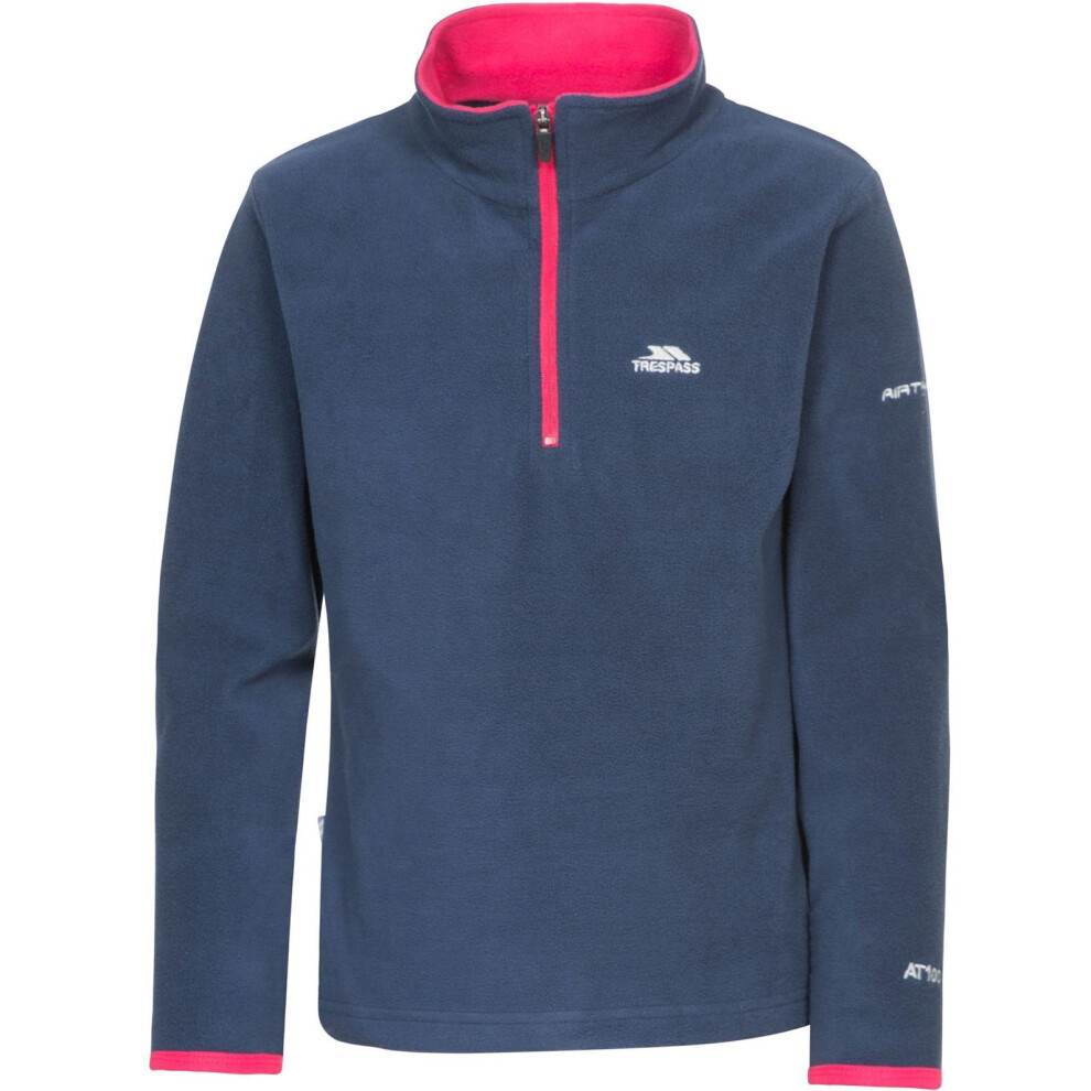 Trespass (9/10 Years, Navy) Childrens/Girls Sybil Micro Fleece