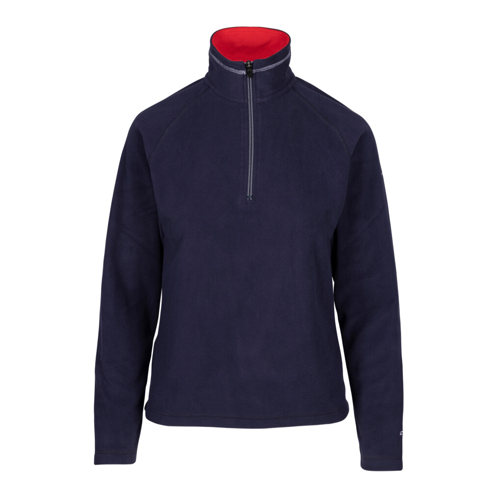 Trespass (S, Navy/Red) Womens/Ladies Skylar Fleece Top