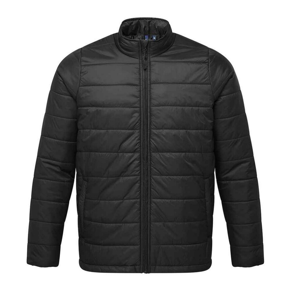 Premier (3Xl, Black) Mens Recyclight Padded Jacket
