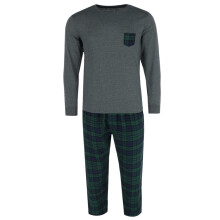 Outdoor Life Men's Long Sleeve and Flannel Pant Pyjama Set