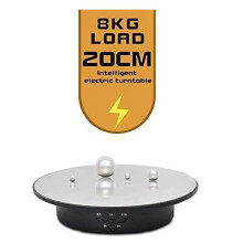 Motorized Rotating Display Stand, 360 Degree Electric Turntable for Photography, Jewelry, and More
