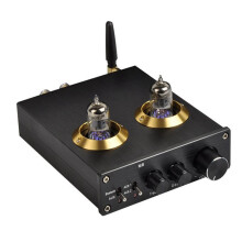 M8 Turntable Preamp HiFi Stereo Audio Vacuum Tube Preamplifier Desktop AUX Preamp 6J1 Tubes