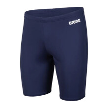 (36R, Navy/White) Arena Mens Solid Jammer Shorts
