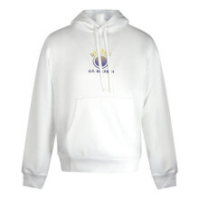 (M, White) Diesel Mens Faded Logo Hoodie