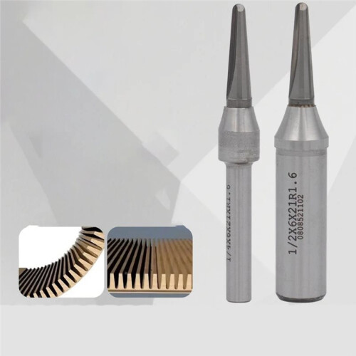 TCT Grooving Cutter Carpentry Milling Cutter Precise V-Shaped Round Bottom Grooving Tool Precise Grooving Capability 1/2