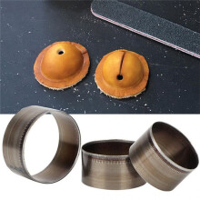 7Pcs Short Scalp with Punching Leather Round Knife Tool DIY Hand Drilling Steel Round Punch Belt Punching Hole