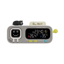 Reloj Inteligente de Temperatura y Humedad con Sensor TH3, Higrómetro Digital Eléctrico, Estación Meteorológica con Recordatorio Inteligente y