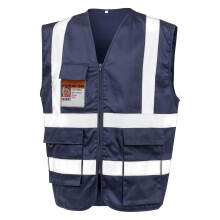 (XXL, Navy) SAFE-GUARD By Result Unisex Adult Security Vest