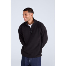(M, Jet Black) Animal Mens Stockholm Half Zip Fleece Top