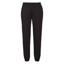 (XL, Black) Fruit of the Loom Mens Classic Elasticated Hem Jogging Bottoms