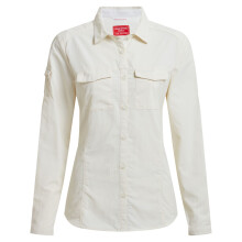 (14 UK, Sea Salt) Craghoppers Womens/Ladies Adventure III Nosilife Long-Sleeved Shirt