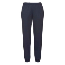 (M, Deep Navy) Fruit of the Loom Mens Classic Elasticated Hem Jogging Bottoms