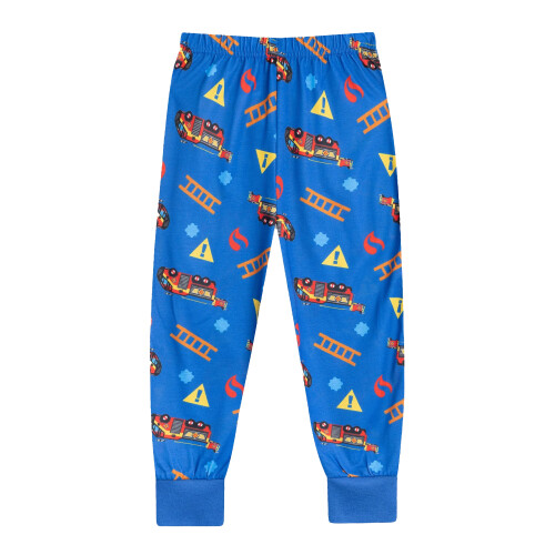 Fireman Sam (2-3 Years, Blue) Fireman Sam Boys Character Long-Sleeved Long Pyjama Set 2