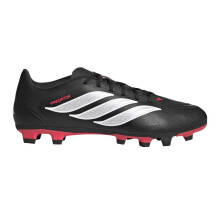 (9.5 UK, Black/Red) Adidas Mens Predator Club Sport Firm Ground Football Boots