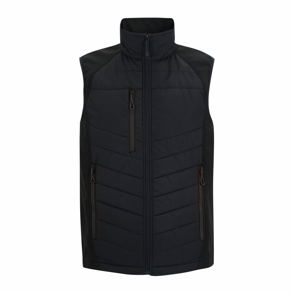 Regatta (3Xl, Black/Ash) Mens Full Zip Gilet