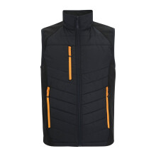 (XXL, Black/Orange Pop) Regatta Mens Full Zip Gilet