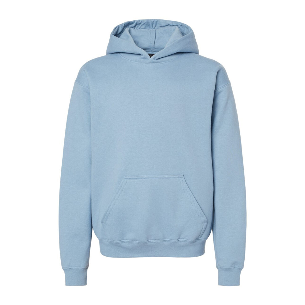 Gildan (Xs, Stone Blue) Childrens/Kids Soft Touch Midweight Hoodie