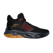 (9 UK, Black) Skechers Mens Mesh Skateboarding Skate Shoes