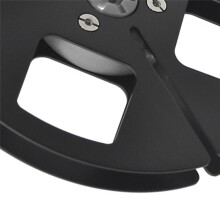 5 Inch Aluminum Alloy Sound Tape Empty Reel with 4 Hole for Studer ReVox Reel to Reel Recorder,for 1/4 Inch Tapes Black