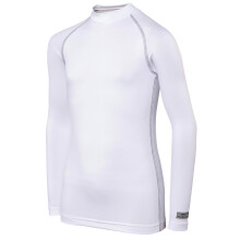 (XSY, White) Rhino Childrens Boys Long Sleeve Thermal Underwear Base Layer Vest Top