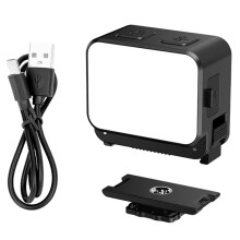 Magnetic Quick Release Fill Light for Osmo Action 6 VLOG Shooting,Waterproof IPX4 with 3-Color Temperature Dimming