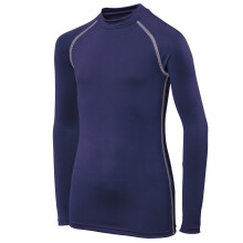 (XSY, Navy) Rhino Childrens Boys Long Sleeve Thermal Underwear Base Layer Vest Top