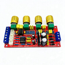 Dubbele NE5532 Eindversterker Audio-Voorversterkerkaart Audio-Equalizer Hoogwaardige Toonregeling Voorversterker
