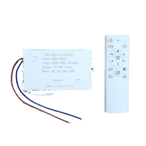Fan Light Controller 240mA LED Driver Module for Round Fan Lamp Adjustable Color Temperature Dimming Remote Control