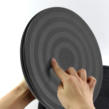 Plateau Tournant Rond de 20 cm à 360 pour Bonsaï, Support D'Exposition pour Moniteur/TV, Base Pivotante, Plateforme de Rotation Facile