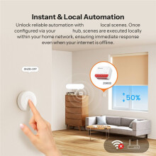 -ZBRBS Zigbee Roller Shutter Zigbee Local Scene Signal Booster Transform Curtains EWeLink Via ZigBee Hub